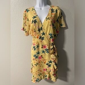 Floral Wrap Dress